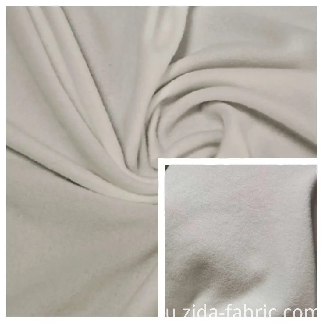 100% полиэстер Supersoft Fleece 150d / 288f Oneside Brush Oneside Cuted Fabric